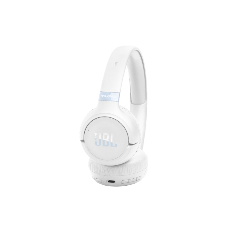 Headphones Bluetooth JBL T680NC, White, On-ear, Adaptive Noise Cancelling with Smart Ambient
