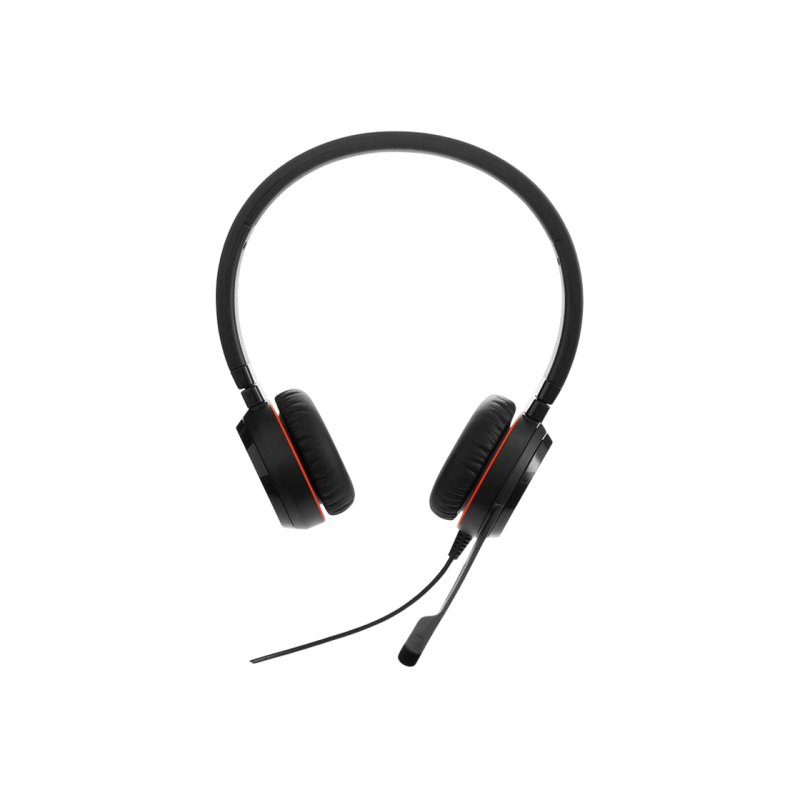 Гарнитура Jabra Evolve 20 SE, стерео MS, USB C/A адаптер, кожа, черный