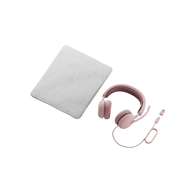 Наушники Logitech ZONE Wired 2 - Rose