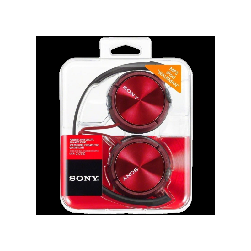 Наушники Sony MDR-ZX310AP, Red