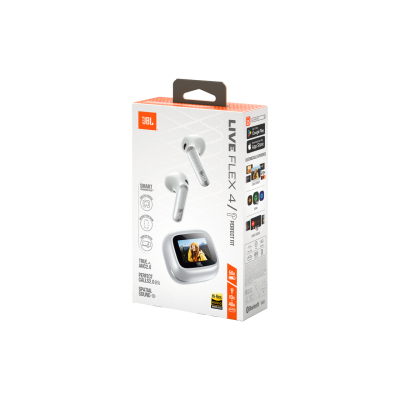 True Wireless JBL LIVE Flex 4, Silver