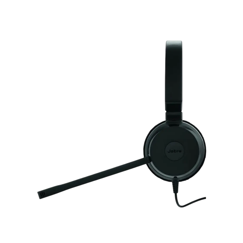 Гарнитура Jabra Evolve 20 SE, стерео MS, USB C/A адаптер, кожа, черный
