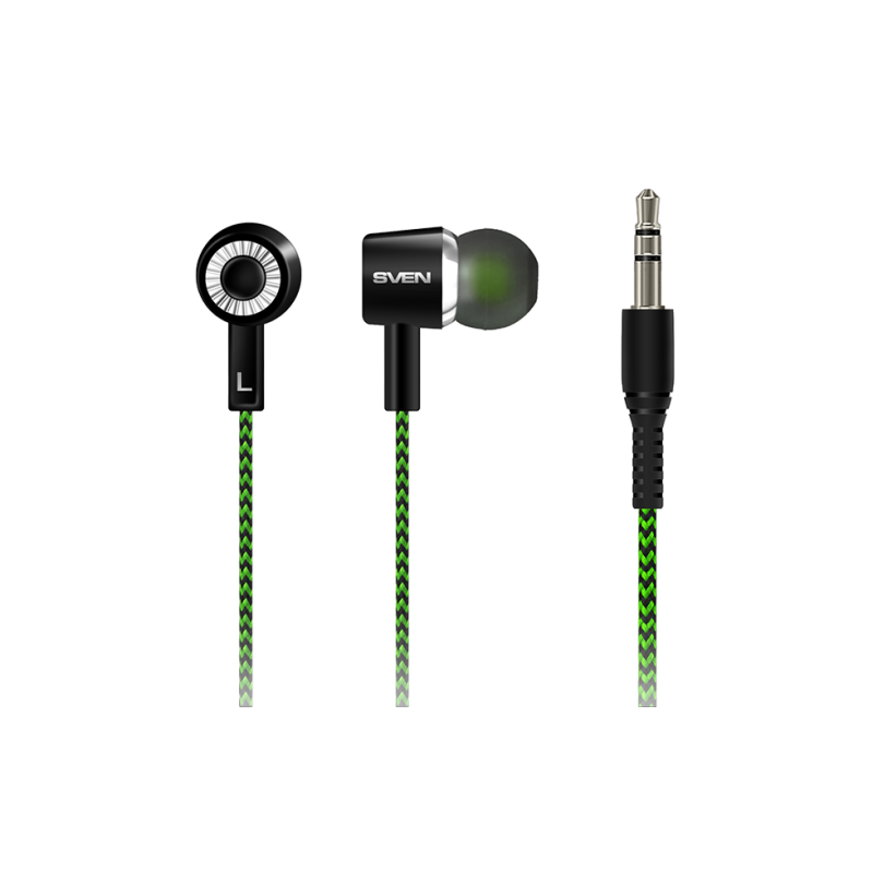 Наушники Sven E-107 Black/Green