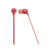 Earphones Bluetooth JBL T115BT, Coral Red.