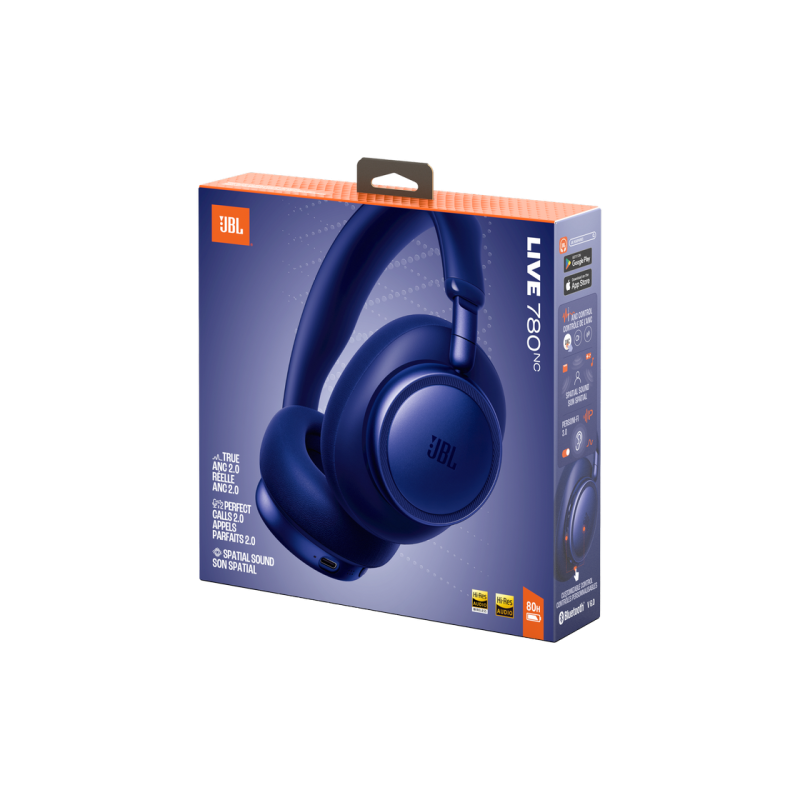 Headphones Bluetooth JBL LIVE780NC, Blue