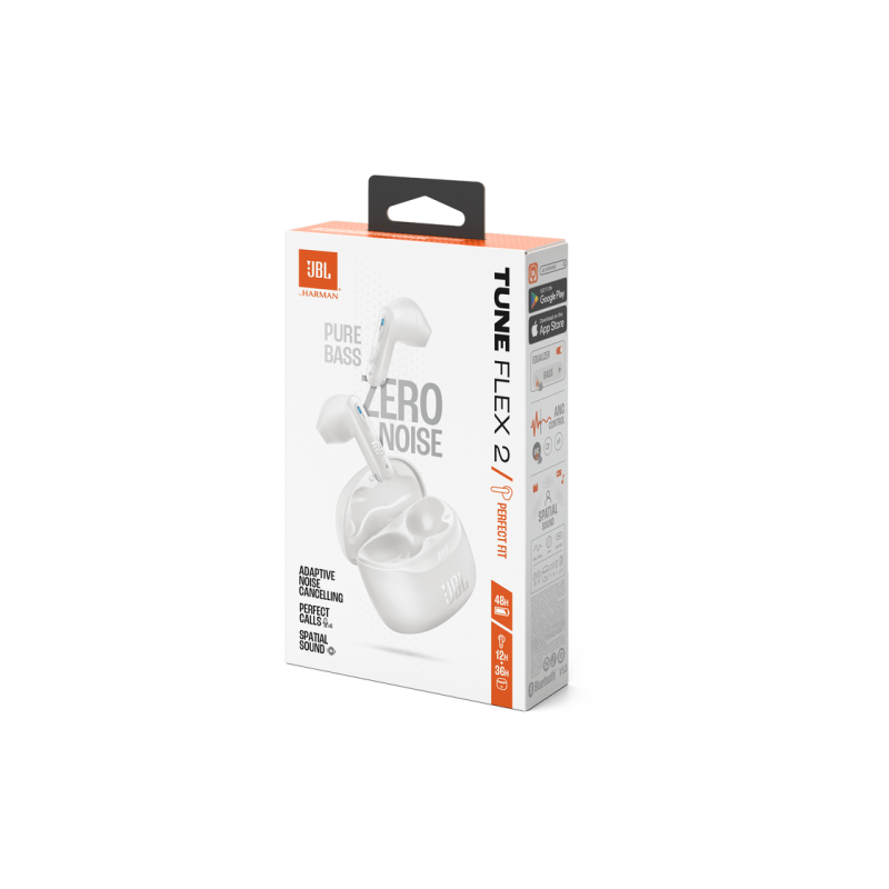 True Wireless JBL Tune Flex 2 White, TWS-гарнитура