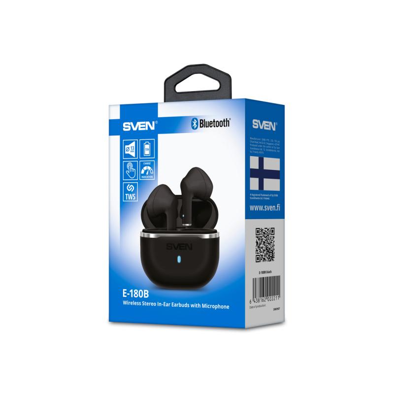 Наушники Sven E-180B, Black