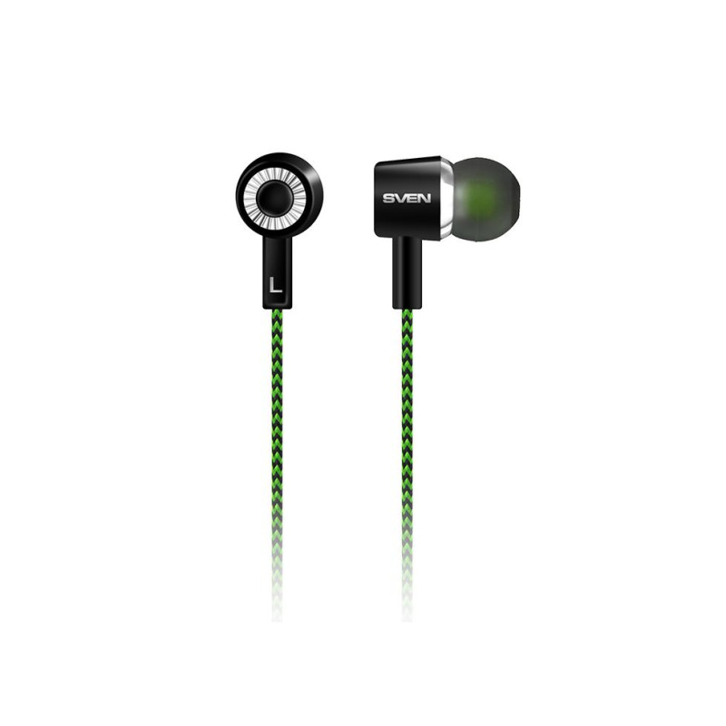 Наушники Sven E-107 Black/Green