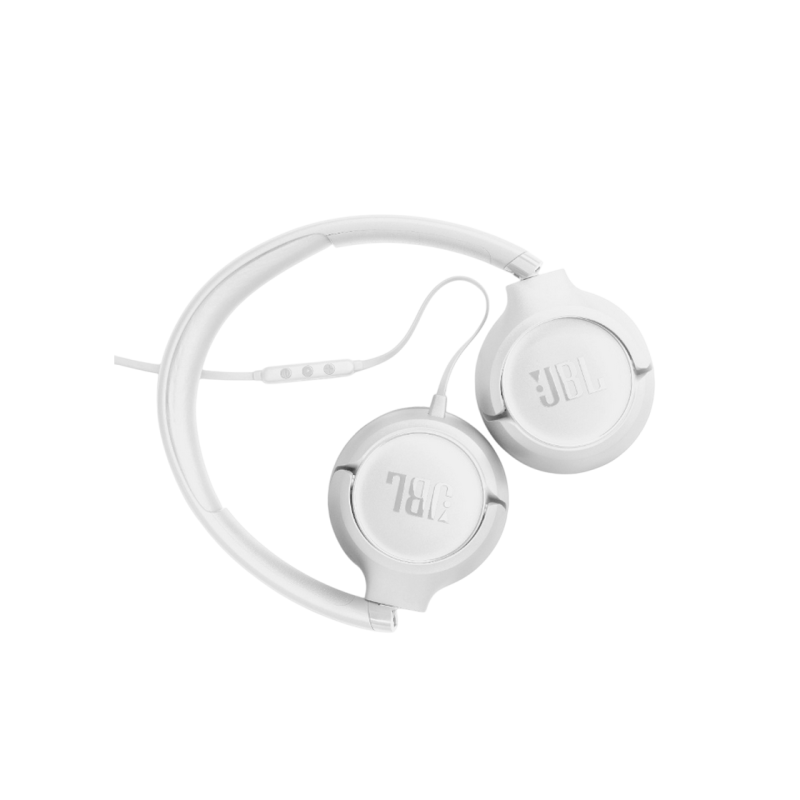 Headphones JBL T530C White, USB-C, On-ear
