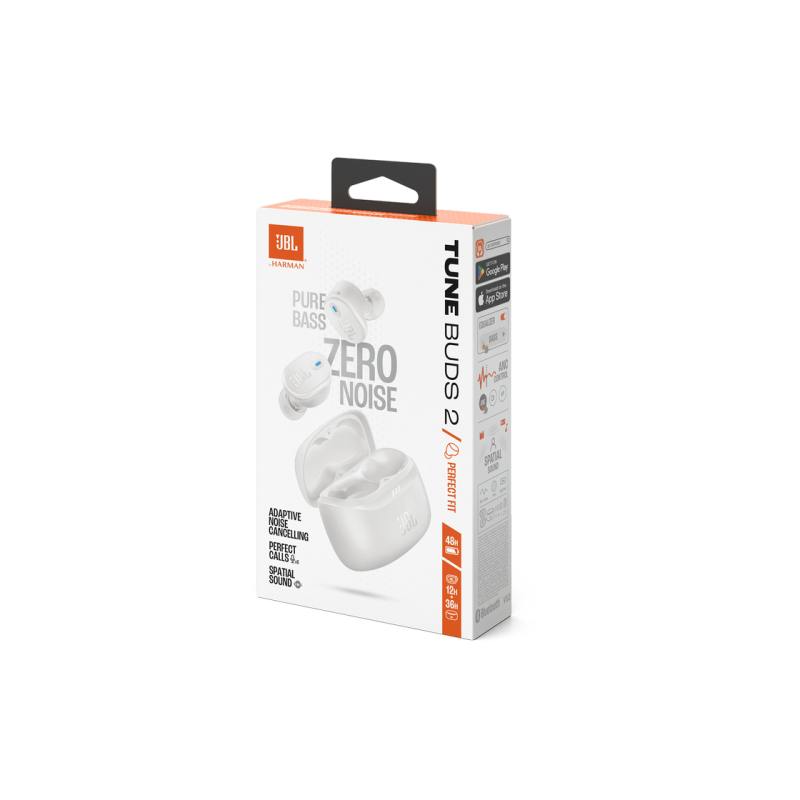 True Wireless JBL Tune Buds 2 White, TWS-гарнитура