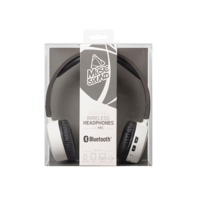 Наушники Cellular MUSICSOUND, White/Black