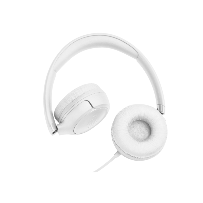 Headphones JBL T530 White, On-ear