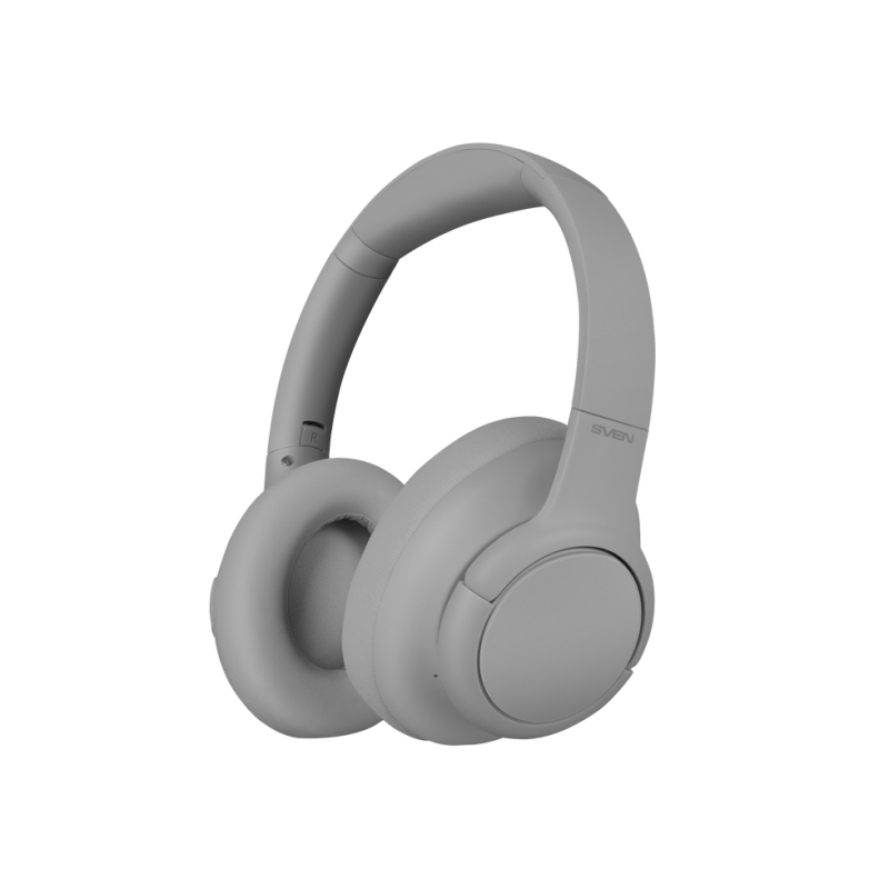 Bluetooth Headset SVEN AP-B800MV with Mic, Bluetooth, hybrid ANC, APP, 4 mics, 500mAh, Gray