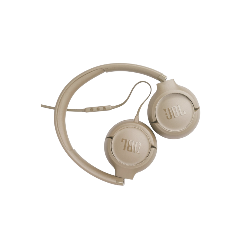 Headphones JBL T530C Beige, USB-C, On-ear
