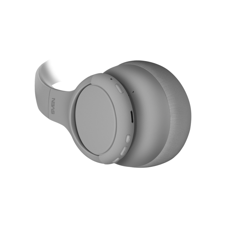 Bluetooth Headset SVEN AP-B800MV with Mic, Bluetooth, hybrid ANC, APP, 4 mics, 500mAh, Gray