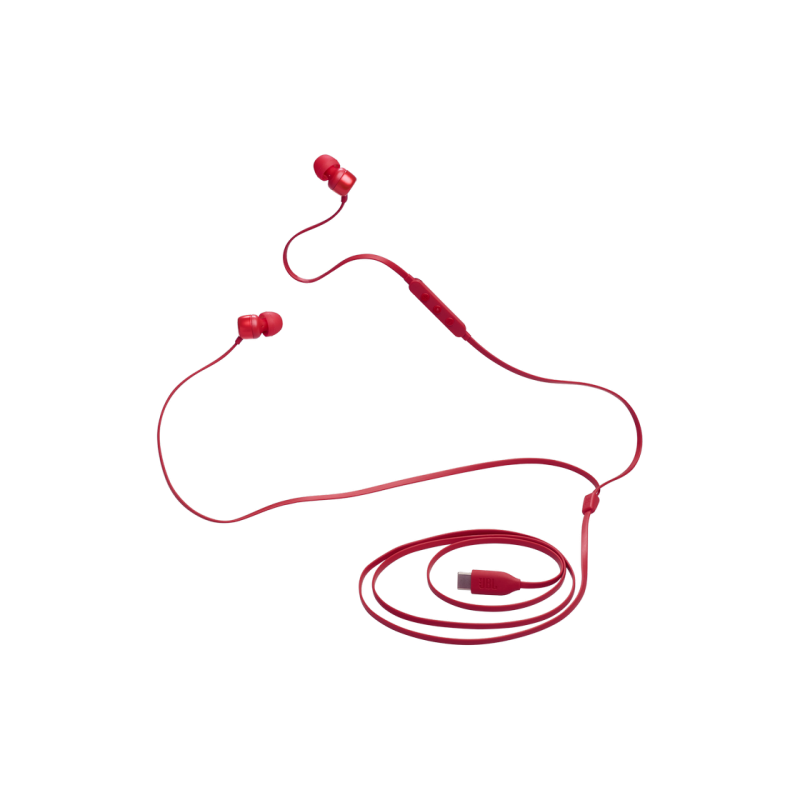 Наушники JBL T310C, Red