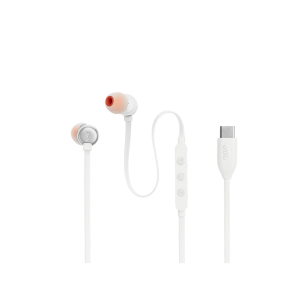 Casti JBL T310C, White