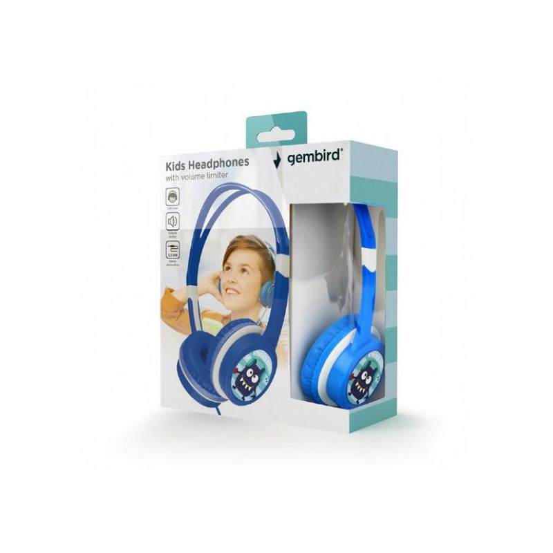 Наушники Gembird MHP-JR-B, Blue