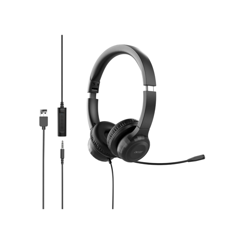 Гарнитура ACER OFFICE HEADSET, USB, AHW154