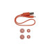 Earphones Bluetooth JBL T115BT, Coral Red.
