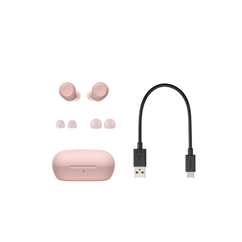Bluetooth-наушники TWS SONY WF-C710NP, розовые