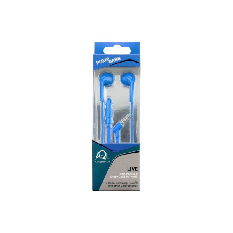 Наушники Cellular LIVE EGG capsule, Blue