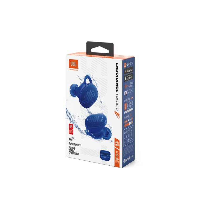 True Wireless JBL Endurance Race 2, Blue