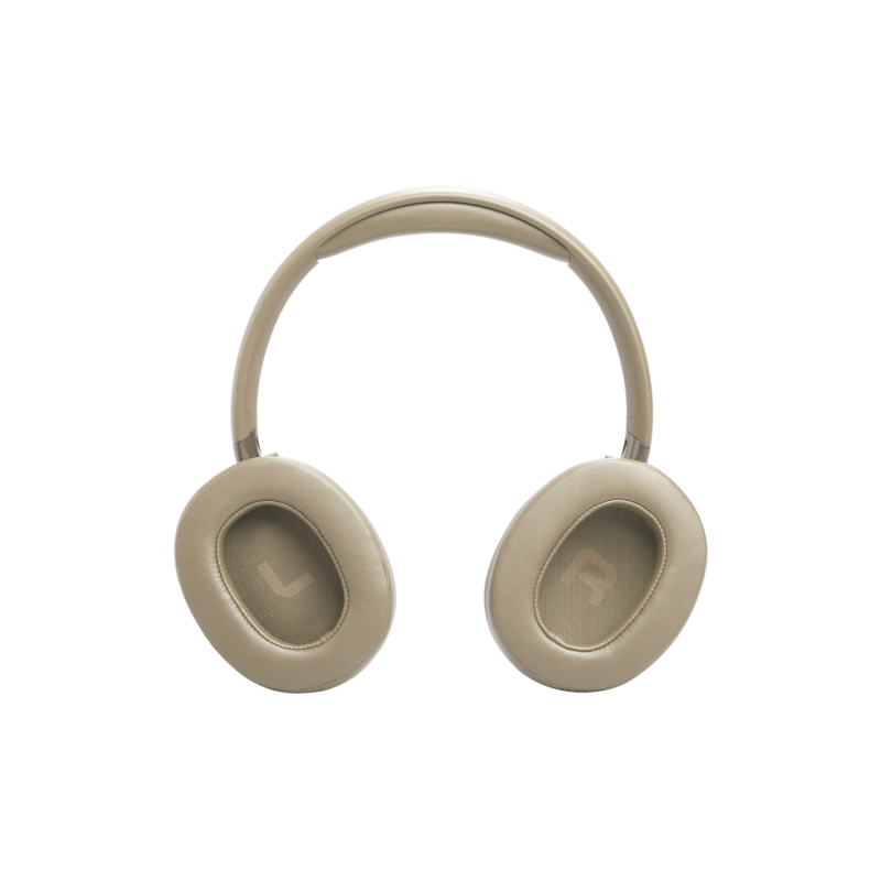 Headphones Bluetooth JBL T780NC, Beige, On-ear, Adaptive Noise Cancelling with Smart Ambient