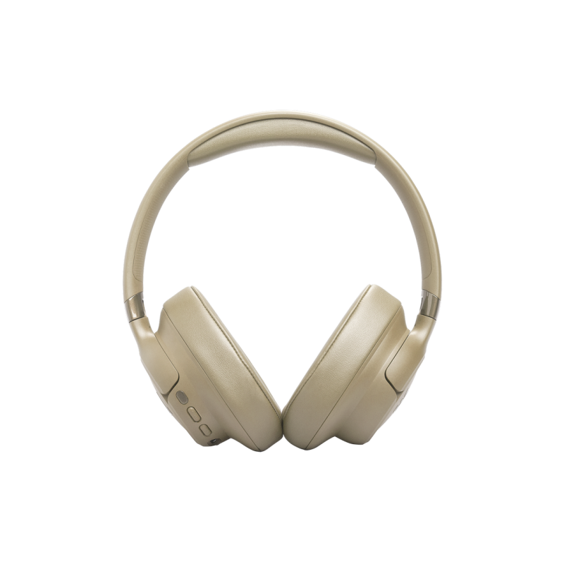 Headphones Bluetooth JBL T780NC, Beige, On-ear, Adaptive Noise Cancelling with Smart Ambient