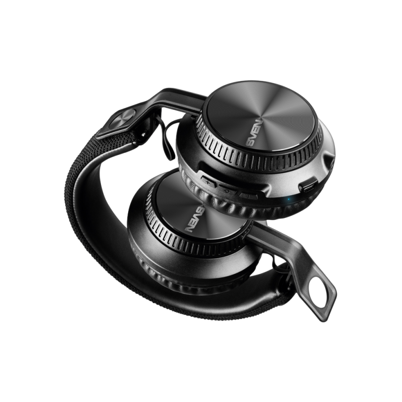 Bluetooth-гарнитура SVEN AP-B630MV с микрофоном, черная, 4-контактный 3,5-мм мини-джек