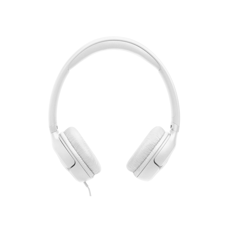 Headphones JBL T530C White, USB-C, On-ear