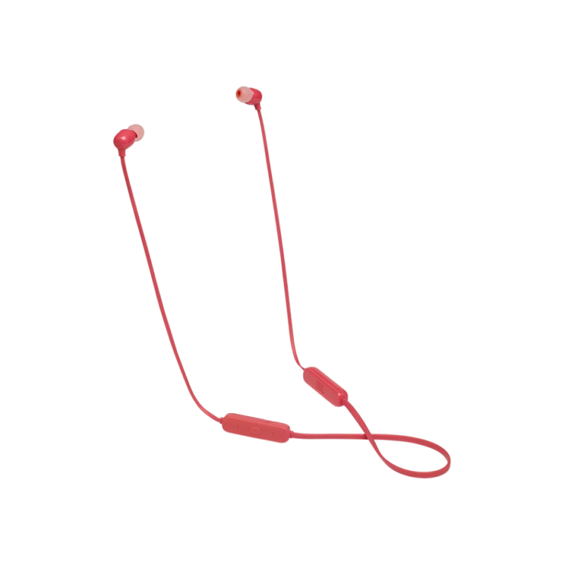 Earphones Bluetooth JBL T115BT, Coral Red.