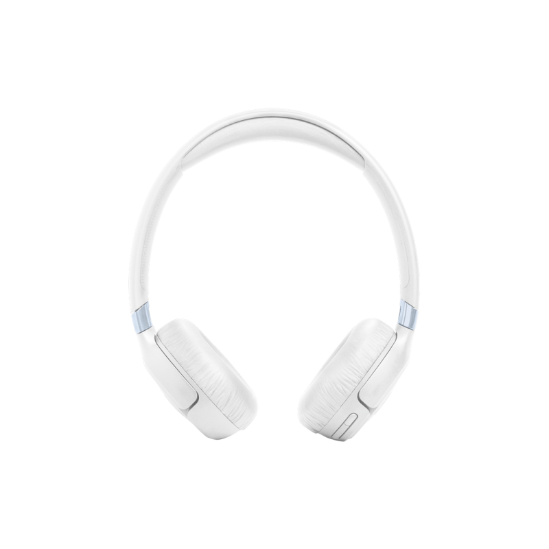 Headphones Bluetooth JBL T680NC, White, On-ear, Adaptive Noise Cancelling with Smart Ambient