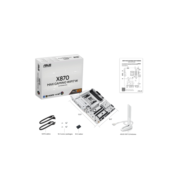 Материнская плата Asus X870 Max Gaming WIFI7 W