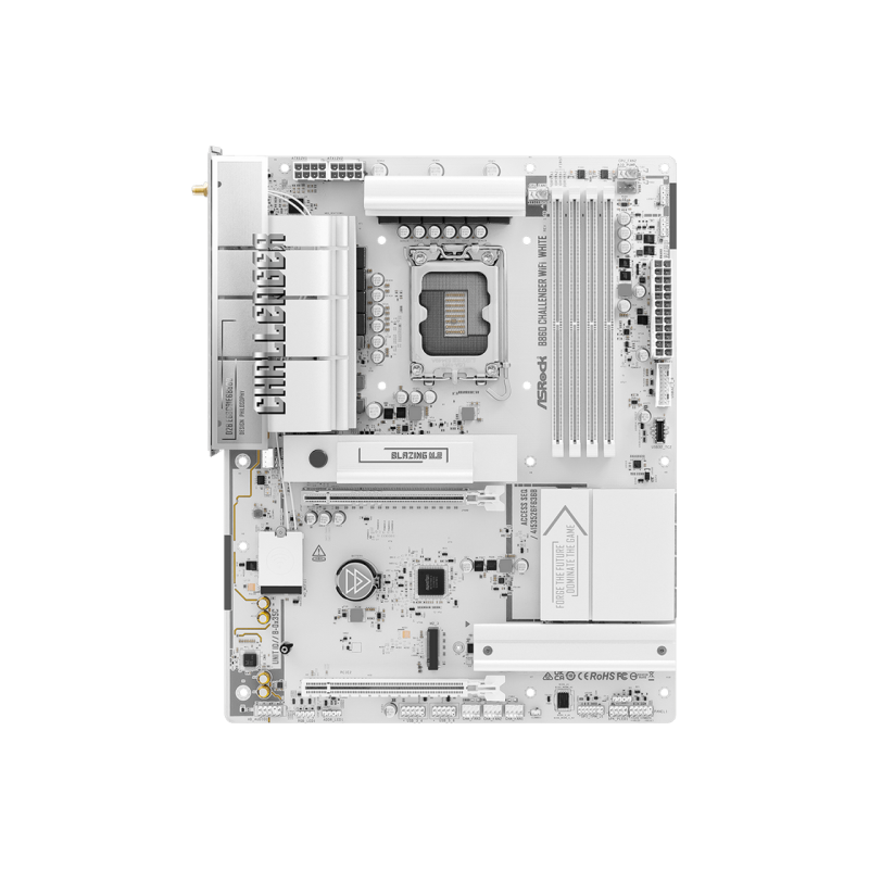 Placa de baza ASRock B860 Challenger WIFI White