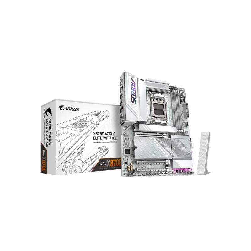 Placa de baza Gigabyte X870E A Elite WIFI7 ICE
