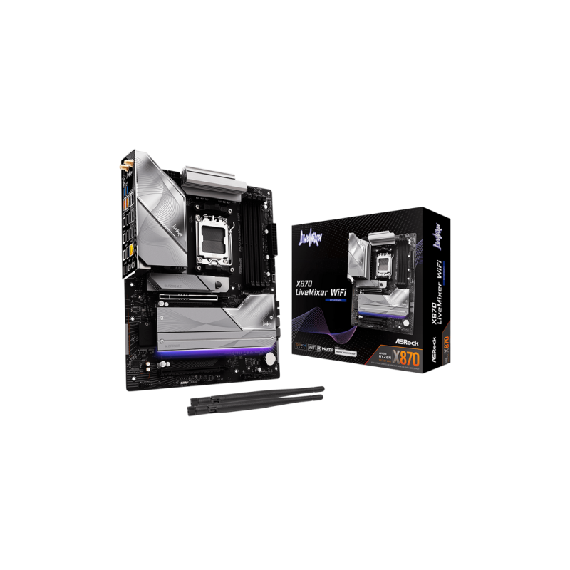 MB AM5 ASRock X870 LIVEMIXER WIFI ATX