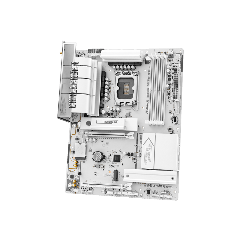 Placa de baza ASRock B860 Challenger WIFI White