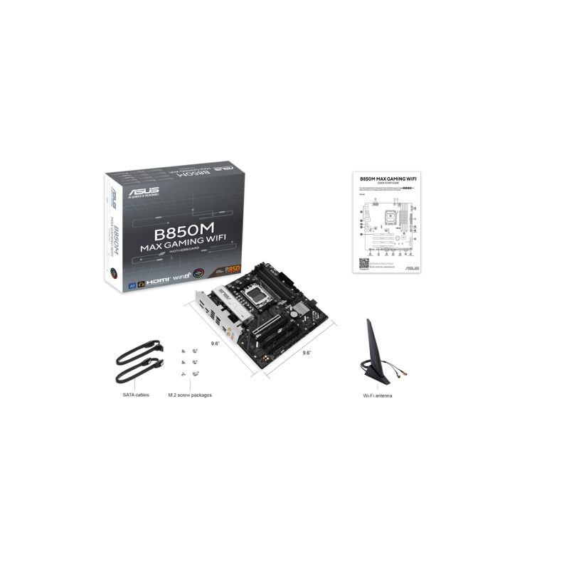 Материнская плата Asus B850M Max Gaming WIFI