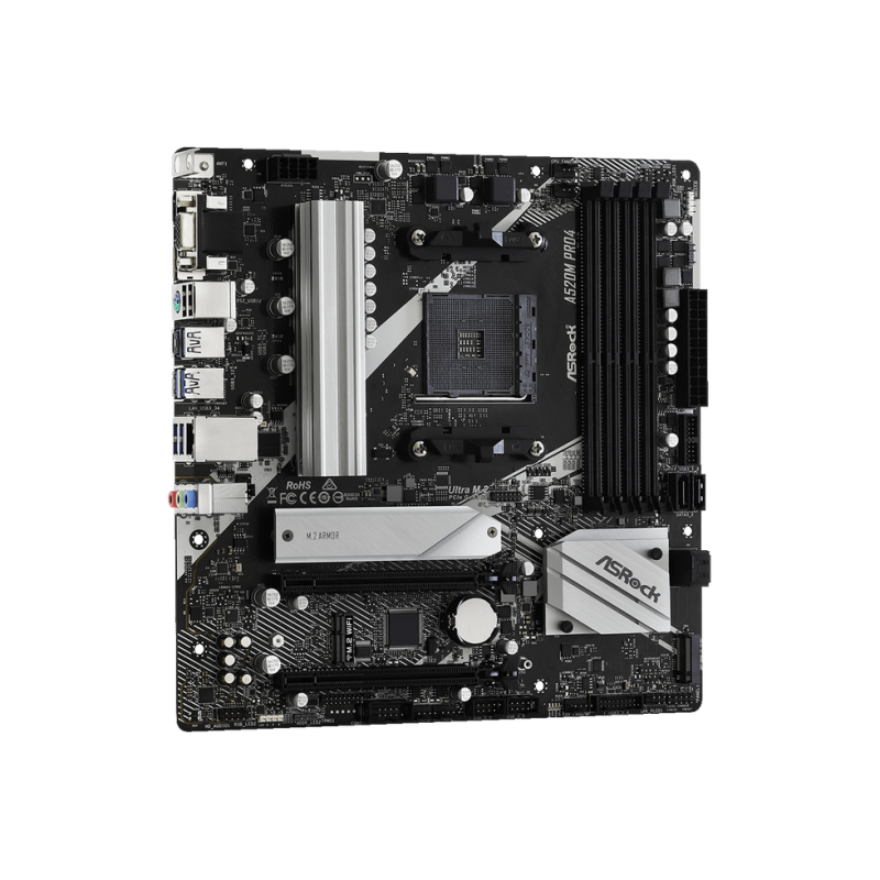 MB AM4 ASRock A520M PRO4 mATX