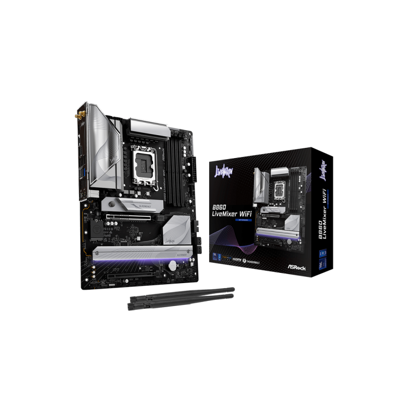 Материнская плата ASRock B860 LiveMixer WiFi ATX