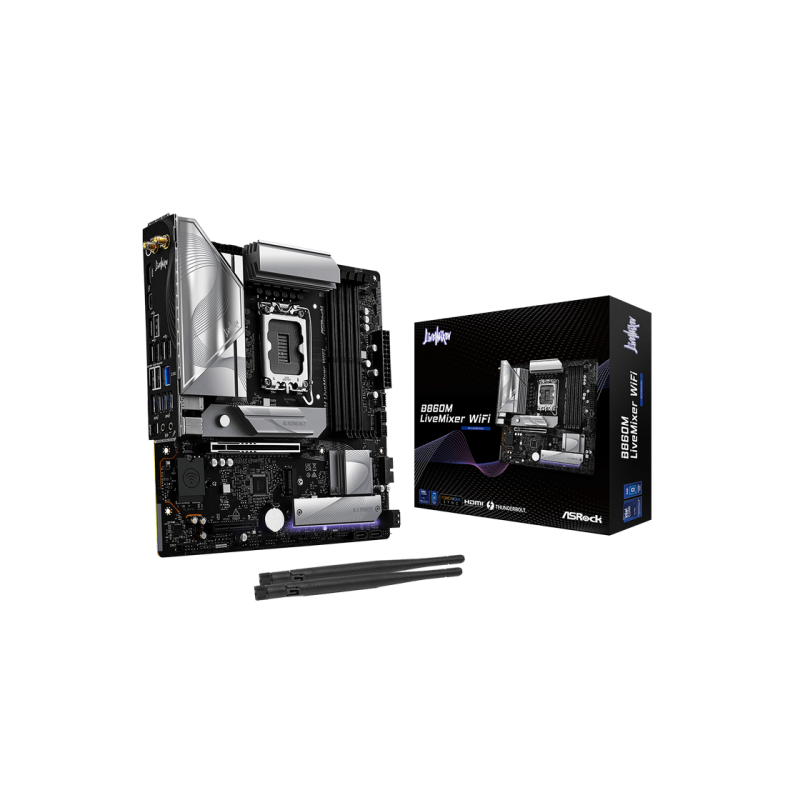 Материнская плата ASRock B860M LiveMixer WiFi mATX