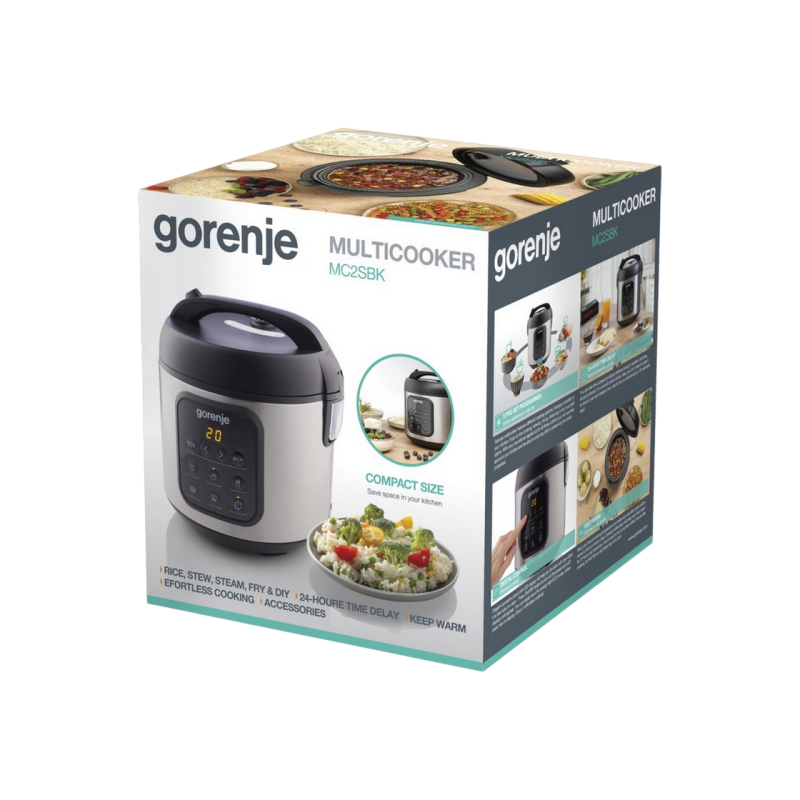 Мультиварка-скороварка Gorenje MC2SBK