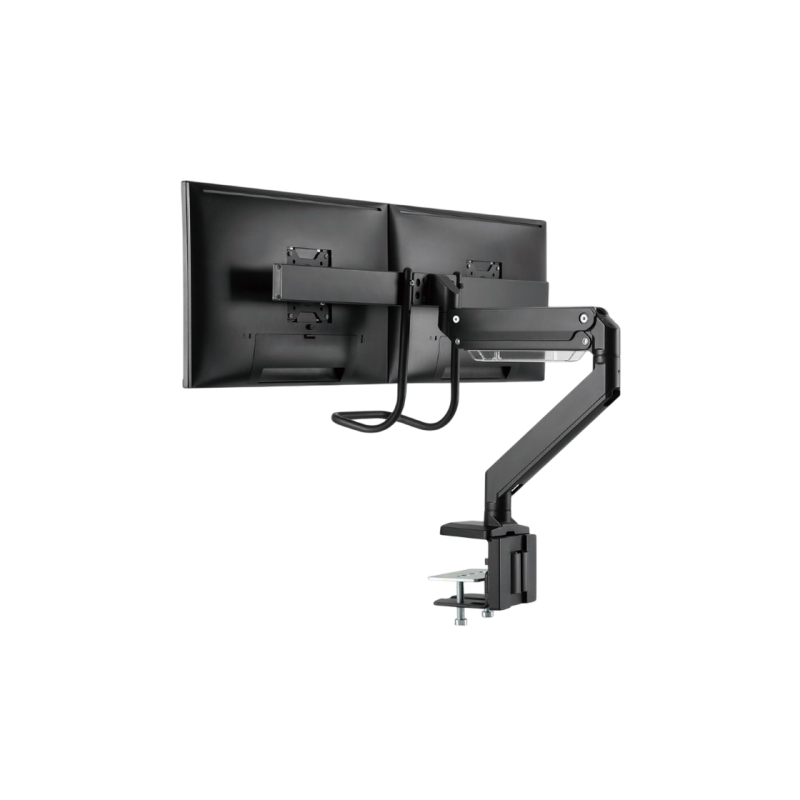 Table/desk 2-display mounting "MA-DA2-04" Gembird, (rotate,tilt,swivel), 17”-32”,up to 8 kg,VESA:75x75,