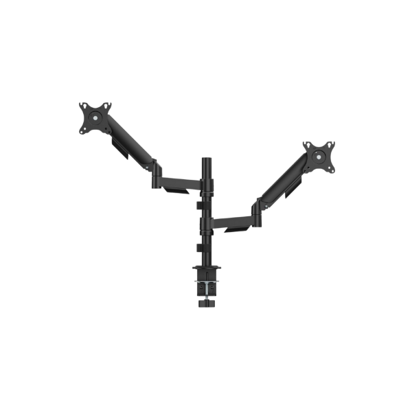 Table/desk 2-display mounting "MA-DA2P-02" Gembird (rotate,tilt,swivel),17”-32”,up to 9 kg,VESA:75x75,