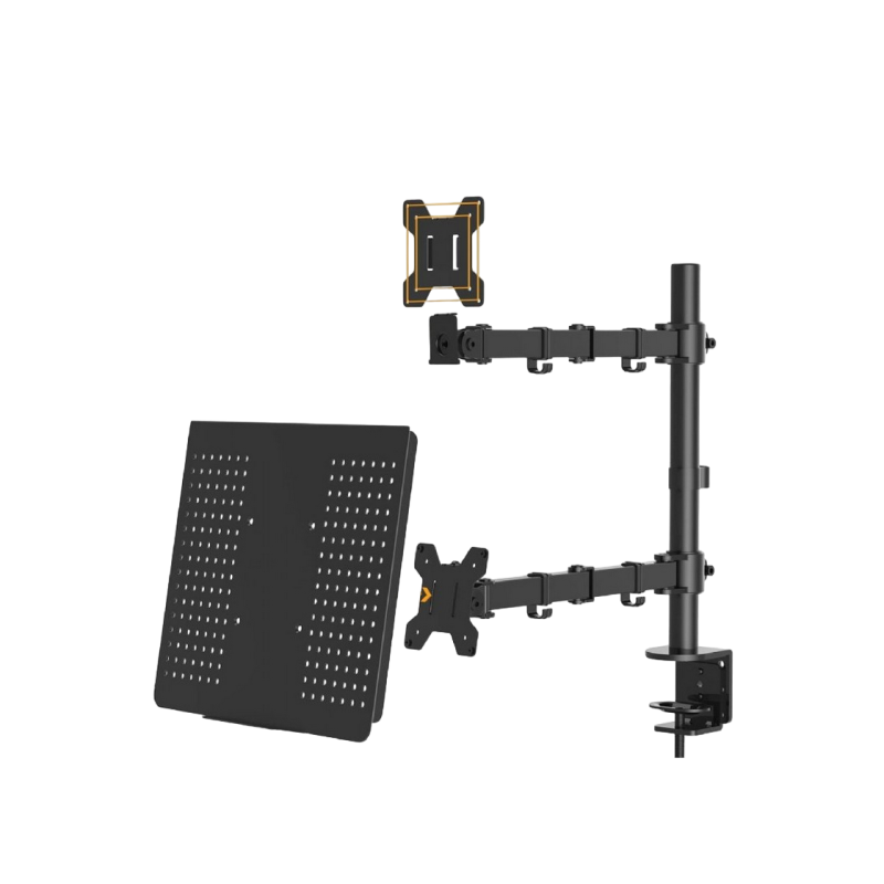 Table/desk display & notebook mounting arm Gembird (rotate,tilt,swivel),17”-32”,up to 9 kg,VESA:75x75,100x100