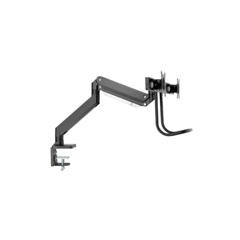 Table/desk 2-display mounting "MA-DA2-04" Gembird, (rotate,tilt,swivel), 17”-32”,up to 8 kg,VESA:75x75,