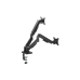Table/desk 2-display mounting "MA-DA2U-01" Gembird (rotate,tilt,swivel),17”-32”,up to 9 kg,VESA:75x75,