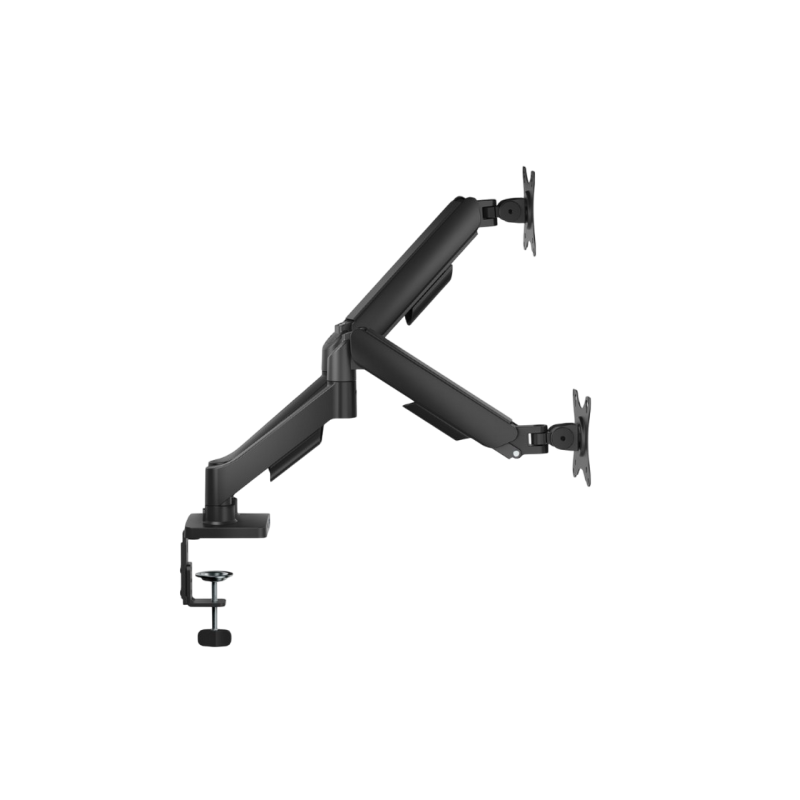 Table/desk 2-display mounting "MA-DA2U-01" Gembird (rotate,tilt,swivel),17”-32”,up to 9 kg,VESA:75x75,