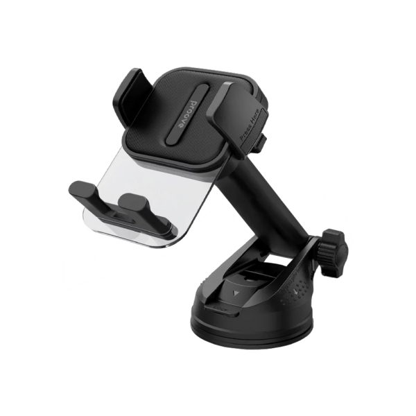 Suport Proove Crystal Clamp Suction Type Car Mount Black